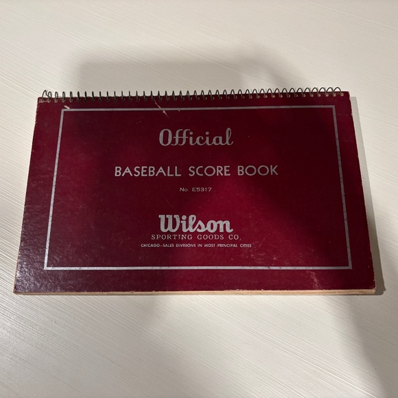 Vintage Wilson Official Baseball Score Book - Picture 1 of 9